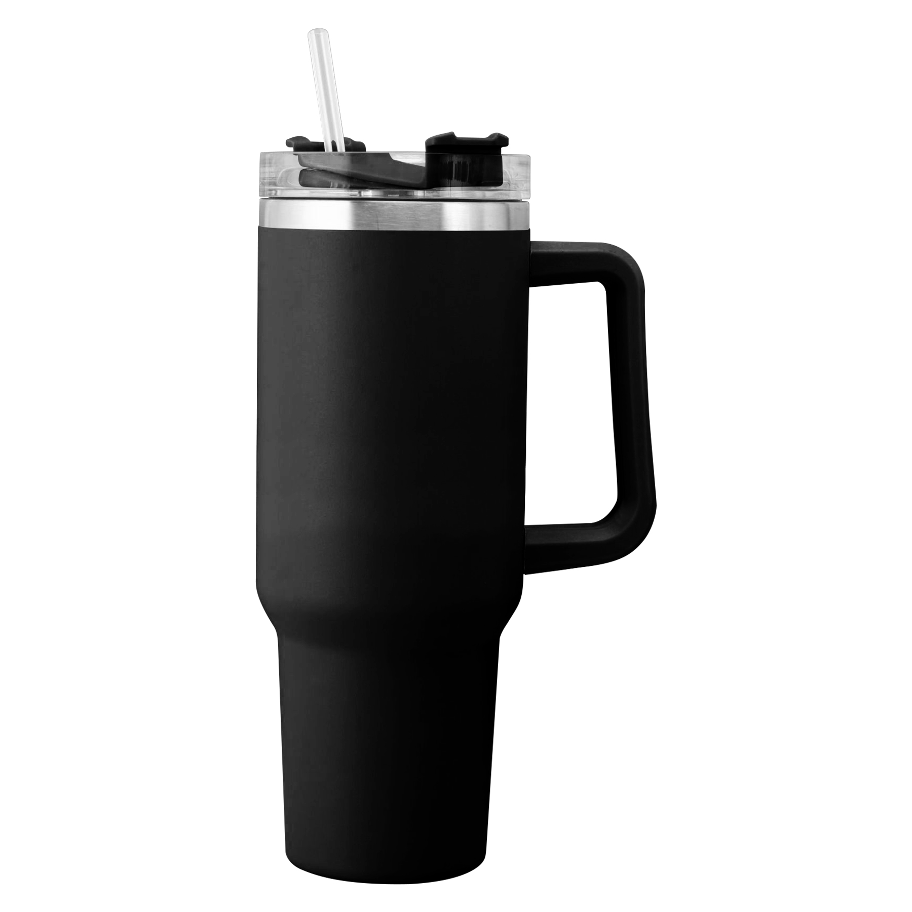 FlyFlyPromos - 40oz Stainless Vacuum Tumbler with Handle Image 6 - Promotional Product